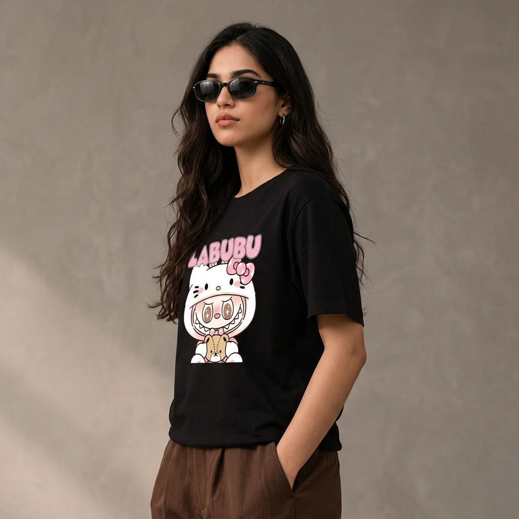 Labubu Graphic Oversized Tee