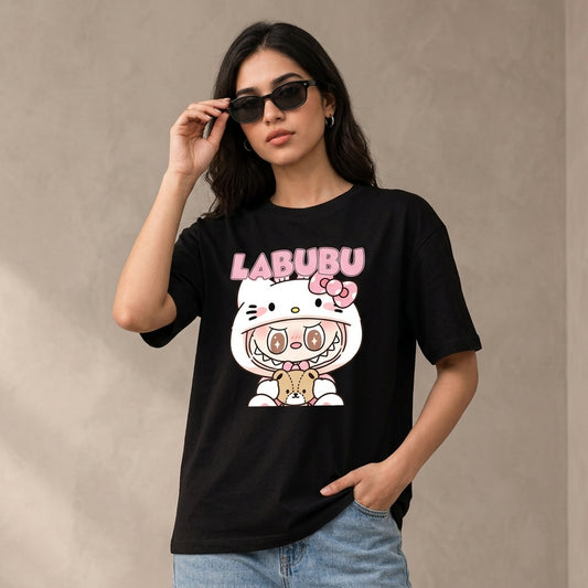Labubu Graphic Oversized Tee